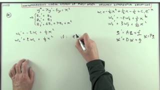 Linear algebra amp system of first order ODEs 5 Solve the transformed ODEs [upl. by Ahsinej]