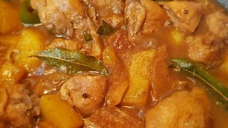 CHICKEN ADOBO WITH POTATOES AND PINEAPPLE [upl. by Llemmart977]