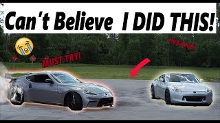 Can The 370z350z Do DONUTS THIS IS HOW Drifting my 370z for the FIRST TIME [upl. by Deni494]