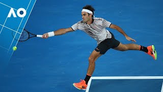 Roger Federer 17 V Tomas Berdych 10  Australian Open 2017 R3 [upl. by Rusert]