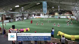 Agility JSPSM 2021 lauantai 1 sarja 5059 SM [upl. by Bruns]