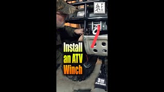 ATV Winch InstallationFast and Easy shorts [upl. by Fidele]