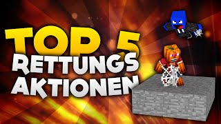 Minecraft  Top 5 Rettungsaktionen  DieBuddiesZocken [upl. by Acinehs984]