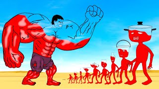 Evolution Of GIANT HULK Vs Evolution Of MONSTER RADIATION  Returning From The Dead SECRET  FUNNY [upl. by Clellan158]