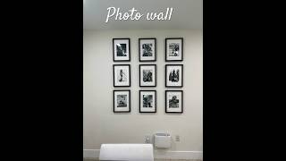 Photo wall photowall home aesthetic homedecor sahm viralvideo [upl. by Irene187]