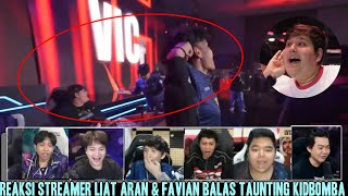 ARAN amp FAVIAN BALAS TAUNTING KIDBOMBA REAKSI STREAMER TLID VS TEAM SPIRIT M6 [upl. by Caressa]