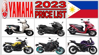 Yamaha Motorcycle Price List In Philippines 2023 [upl. by Laerol]