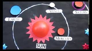 Solar System hindi School project [upl. by Enirehtac]