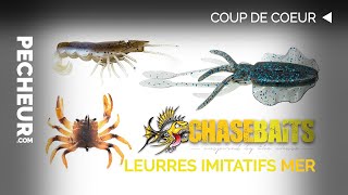 Les leurres souples imitatifs Chasebaits pour la pêche en mer [upl. by Husch]