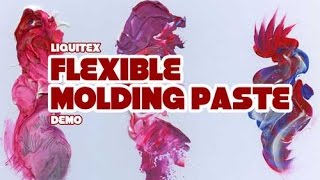 Liquitex Flexible Molding Paste Demo [upl. by Bortman]