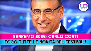 Sanremo 2025 Le Novità Volute Da Carlo Conti [upl. by Yelrah]