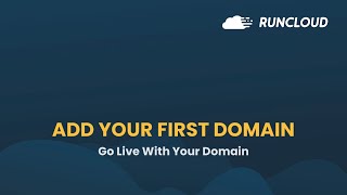 How To Add Your Domain To RunCloud [upl. by Owena]