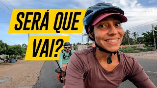 TENTAMOS PEDALAR 100KM em UM DIA com bike pesando 50kg  Viagem de Bicicleta 204 [upl. by Doreg]