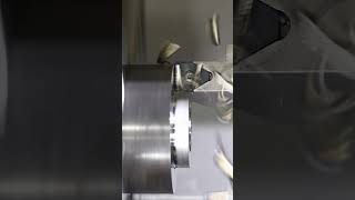 Rough machining ap  20 mm was done with a grooving tool [upl. by Ivey]