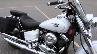 2009 Yamaha VStar 650 Classic stock 98512 demo ride amp walk around [upl. by Nanyk]