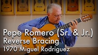 Pepe Romero plays and discusses rare 1970 Miguel Rodriguez [upl. by Anabal]