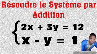 résoudre un système de 2 équations a 2 inconnues par addition TD4  indiamaroo movies [upl. by Hairahs26]