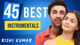 Instrumental Hindi Songs  Bollywood Music  Soft Piano Arijit Singh Jubin Nautiyal  Study  Math [upl. by Eizle]