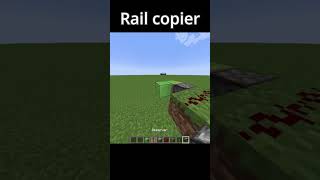 Rail copier shorts minecraft minecraftshorts はいよろんと [upl. by Alastair]