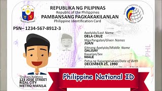 Philippine ID  Requirements Eligibility Where to apply  PhilSys ID  Philippine National ID Card [upl. by Pearman]