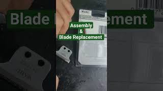 wahl detailer cordless lithium trimmer blade replacement adition barber repair service [upl. by Eiclek862]