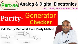 Parity Generator and Parity Checker in tamil [upl. by Judsen644]