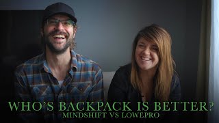 Mike and Misty Compare Camera Backpacks  Whos is better [upl. by Ihculo821]