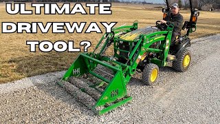 Land Leveler amp Driveway Maintainer for Compact Tractors [upl. by Bozovich240]