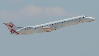 JSX Embraer ERJ145 N932JX takeoff from LAS [upl. by Tarrant]