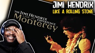 Jimi Hendrix  Like A Rolling Stone Live At Monterey  REACTIONREVIEW [upl. by Euqinot289]