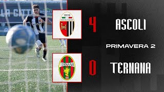 Highlights Primavera 2  AscoliTernana 40  Ascoli Calcio [upl. by Con]