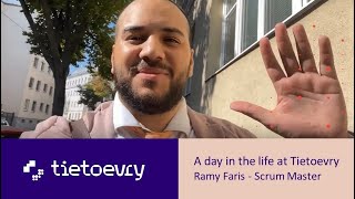 A day in the life at Tietoevry Ramy Faris  Scrum Master [upl. by Randall]