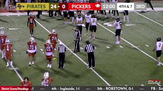 15AAAA Division II Football RockportFulton Pirates vs Robstown Cotton Pickers [upl. by Anora850]