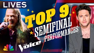 Every Performance from the Top 9 Lives  The Voice  NBC [upl. by Cirded]