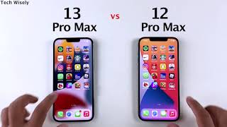 iPhone 13 Pro Max vs 12 Pro Max  SPEED TEST [upl. by Gunter53]