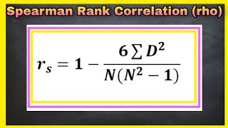 SPEARMAN RANK CORRELATION rho or rs  TTEST  TAGALOGENGLISH [upl. by Sualohcin]