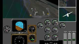 Animation DHC8 windshear encounter in Norway [upl. by Pepper]