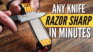 How to Sharpen ANY Knife RAZOR Sharp with Work Sharp Field Sharpener [upl. by Etteval]