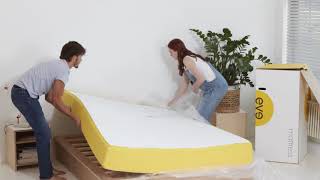 comment déballer votre matelas eve [upl. by Adlare582]