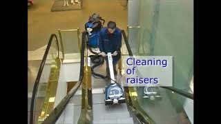 Hefter RF 40 Escalator Cleaner Demo [upl. by Ttam]