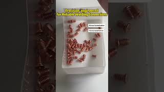 Copper Plated Spot Welding Screws：Copper Plated Welding Studs Spot Welding Screwsshorts [upl. by Neff678]