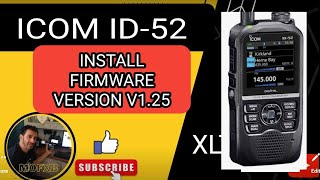 ICOM ID52  V125 Firmware August 2023 [upl. by Edette]