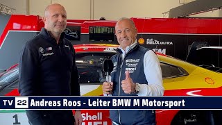 MOTOR TV22 BMW M Motorsport Leiter Andreas Roos zum Start der DTM Saison 2023 [upl. by Uah665]