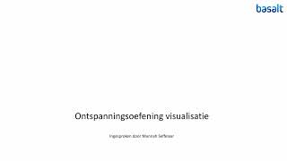 Ontspanningsoefening Visualisatie [upl. by Odnumyer]