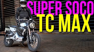 Review and test ride of Super Soco TC Max [upl. by Lemire]