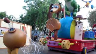 Toy Story amp Cars Parade  Disneys California Adventure [upl. by Nylirrehs]