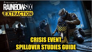 Rainbow Six Extraction  Spillover Studies Guide  Crisis Event [upl. by Airlie713]