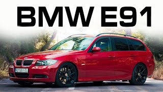 BMW E91  Mapped amp lowered diesel daily driver [upl. by Bertine]