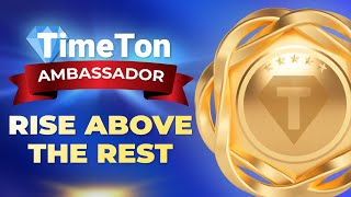 💥 UNLOCK EXCLUSIVE BENEFITS  BECOME A TIMETON AMBASSADOR  Make Money Online [upl. by Rocher929]