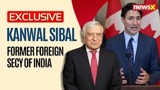 Ambassador Kanwal Sibal Discusses US Concerns Over Canadas Allegations Against Amit Shah  NewsX [upl. by Zins288]